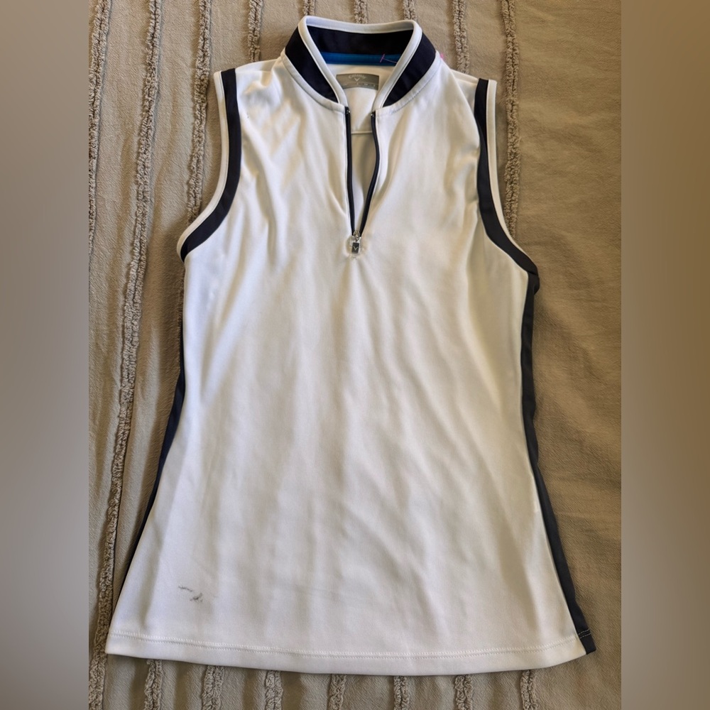 Callaway Women’s Golf Zip-Up Tank Size S